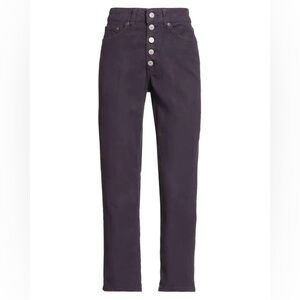 Express  Purple Plum Modern Straight High-Waisted Jeans